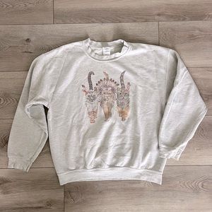 Gildan Heavy Blend Cat Crew Sweatshirt